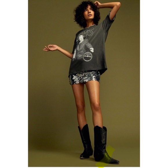 Free People x Daydreamer Sun Records Elvis Graphic Tee - Picture 12 of 13